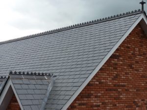 Slate roofing